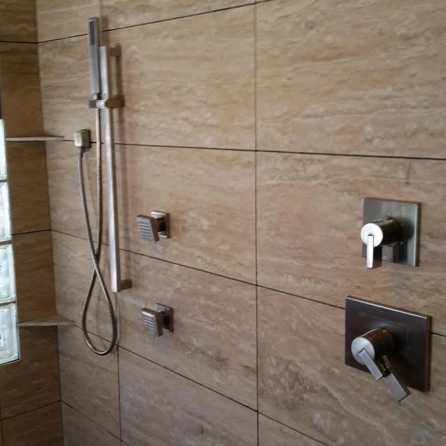 Shower fixture installation for Water Heater Replacement in Johnson Lane